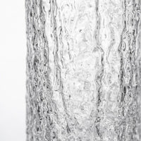Flower Vase for Special Occasion, Decorative Glass Vessel for Flowers, Modern Minimalist Ice Texture Vase, Artistic Vase for Interior Design