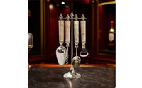 Bar Utensil Display Stand Decorative Standing Bartender Tool Holder Freestanding Bartender Tool Holder Stand for Drinks Corner
