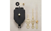 Crystal Pendulum Clock Movement Easy to Install Swinging Clock Mechanism Battery Operated for Crafters, Hobbyists, Home Decor