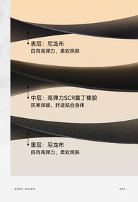 3mm成人潜水服分体保暖男防寒长袖防晒冲浪衣女潜水衣浮潜游泳衣