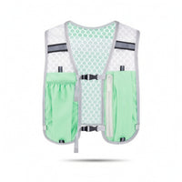 Lightweight Vest Pack Breathable Running Vest Reflective Backpack with Chest Straps Slim for Cyclists