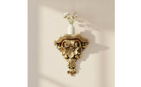 Ornate Wall Shelf Scrollwork Decorative Wall Shelf Carved