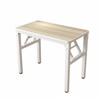 Foldable Fold-up Computer Table Space-Saving Collapsible Desk Minimalist Design Household Furniture Multi-Functional for Apartment Dwellers, Students, Home Office Workers, Small Areas, Dorm Room, Kitchen, Bedroom