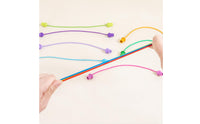Rope Untangling Puzzle Brain-Teasing Rope Puzzle with Cords Untangling Game Colorful Toy Natural Wood for Children, Playroom