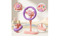 Toy Steering Wheel with Stand Pretend-Play Simulated Driving Steering Wheel Simulated Driving Toy Standing Interactive