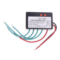 Inline LED Controller with Push Buttons Mini Wired LED Controller Compact Control Box Dimmable for DIYers, Signage