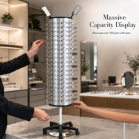 Rotating Countertop Eyewear Display Stand for Sunglasses and Glasses