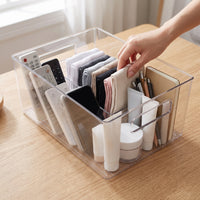 Stackable Acrylic Desktop Organizer Box for Jewelry and Cosmetics