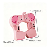 Soft Material Elephant Buoyancy Aid Float Skin-Friendly Underarm Buoyancy Aid Float Adjustable Water Wings Baby-Protective for Babies, Toddlers, Young Children