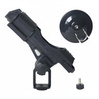 Suction Cup Fishing Pole Stand Firm Grip Kayak Rod Bracket for Anglers