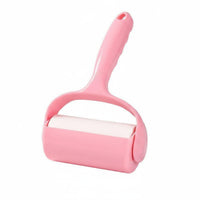 Reusable Handle Sticky Lint Roller Gentle on Clothes Pet Remover Roller 360° Rotation for Homeowners, Car Owners, Clothing, Home, Travel