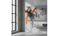 2 Pieces Chainsaw Wall Mount Heavy Duty Chainsaw Wall Hanger Organized Space-Saving for Garage, Shed