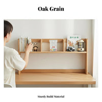 Nordic Design Wooden Desktop Bookshelf Minimalist Design Tabletop Bookcase Space-Saving Household Storage Multifunctional for Students, Home Office Workers, Professionals, Desk, Study Room, Countertop, Bedroom