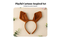 Creature Dress-up Headband Set Performance Prop Furry Creature Cosplay Set Easy to Wear Universal Fit for Actors, Halloween