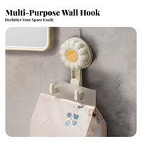 Suction Cup Hook Strong Load Bearing Vacuum Rotating Hook Traceless Removal Wall Hanger for Homeowners, Students, Behind Door, Entryway, Living Room