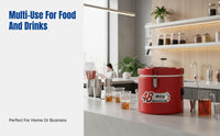 Stainless Steel Insulated Container, Removable Inner Liner, Large Capacity, Commercial Food Storage for Restaurant, Canteen