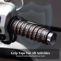 Wear-Resistant Motorcycle Handlebar Grip Tape Breathable Handlebar Grip Wrap Long-Lasting for Cyclists, Bike, Daily Commuting