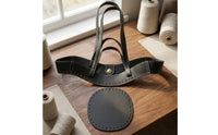 2 Pieces P-Shaped Handbag Body Contrast Stitching Curved Handbag Body Fashion Accessory Stitched Perimeter Wide Accessible Top