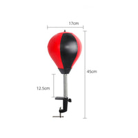 Spring-Loaded Boxing Fast-Paced Ball with Clamp Compact Desktop Striking Target Stable Reaction Striking Target Long-Lasting for Boxers