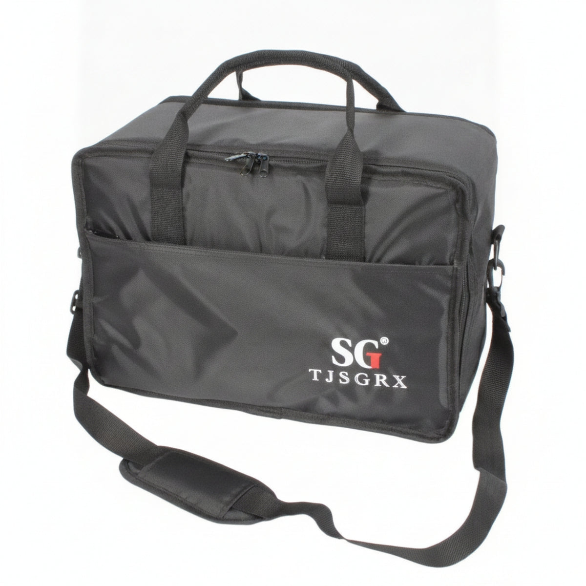 Oxford Cloth Black Drum Pedal Bag Detachable Shoulder Strap Padded Drum Pedal Case Zippered