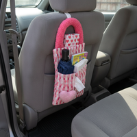 Car Trash Can with Umbrella Storage and Tissue Dispenser, Vehicle Interior Organizer