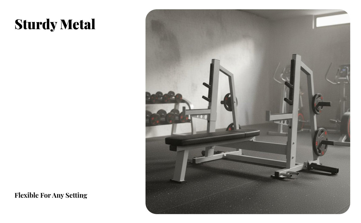 Multifunctional Barbell Bench Press Rack Multi-Functional Adjustable Bench Press Rack Commercial Grade Strength Training Equipment Heavy Duty for Powerlifters, Bodybuilders, Athletes, Home Gym