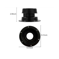 Easy Installation RV Roof Dome Exhaust Cover Long-Lasting Ventilation Pipe Cover Resistant Recreational Vehicle Roof Pipe Cap Universal Fit for Boat Owners
