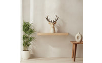 Home Decor Freestanding Deer Head Figurine Crowned Rack Statue Textured Finish