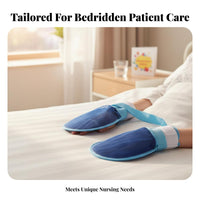 Adjustable Strap Anti-Scratch Patient Mitts Internal Hard Plate Patient Restraint Glove Easy to Clean Anti-Scratch Safety Hand Protector for Bedridden Patients, Elderly, Caregivers, Nursing Homes, Hospital, Home Care