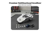 Folding Bike Rear Derailleur Suspended Pulley Design Rear Derailleur Mount Tensioner Cycle Chain Tensioner Easy to Install