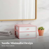 3 Pieces Underwear Organizer Set long-previousing Construction Drawer Divider Lightweight