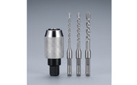 Knurled Impact Wrench Adapter with Cordless Wrench to Drill Adapter Industrial-Grade Bit Holder Heavy-Duty for Mechanics