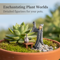 Miniature Resin Figurines for Aquarium, Terrarium, and Bonsai Decor