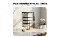 Earring Holder Mesh Rack Easy Assembly Jewelry Display Rack Necklace and Earring Holder Rust-Resistant Necklace Bracelet Tree