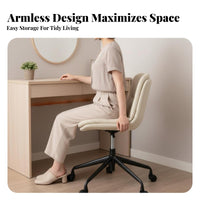 Adjustable Height Lowsupport rotate Stool Minimalist Design Armless Pedestal Chair multipurpose Use Seating Furniture Ergonomic rearrest for Makeup fans, Home Workers, Vanity Area, Living Room, Kitchen Counter, Entryway