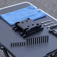 6061 Aluminum Gearbox Base Metal Upgrade Gearbox Base with Screws High Stability RC Car Part Long-Lasting for Chassis Repair