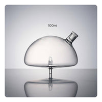 Thick Bottom Waterless Essential Oil Disperser Reservoir Decorative Shapes Nebulizer Glass Reservoir Glassware for Office