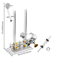 Two-Wheeler Wheel Truing Stand Adjustable Width Bike Wheel Truing Stand Foldable Cycling Equipment for Repair Shop