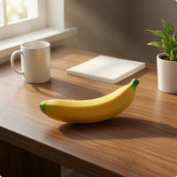 Banana Press Toy Green Tips Giant Banana Toy Novelty Item Realistic Design Non Material