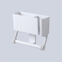 Fridge Rack and Organizer for Space Saving Kitchen Storage, Wall Mounted with Under Cabinet Design for Dorm Room Students