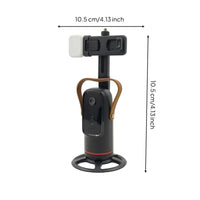 Motorized Mobile Device Tracking Stand 360-Degree Phone Stand with Gesture Control Portable Auto Face Tracking Phone Holder Compact for Livestreaming