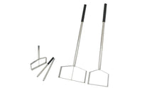 Beach Rake with Mesh Bag Portable Sand tool with Detachable Handle Wide Tool for Clam Diggers