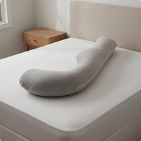 Full Body Maternity Pillow Removable and Washable Cover Side-Rest Support Cushion Support Pillow for Women