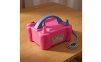 Electric Balloon Pump Multiple Nozzles Balloon Inflator Party Item Arched Handle Compact