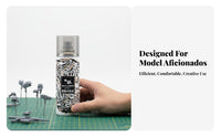 210 Ml Professional-Grade Results High-Build Sandable Surfacer Strong Adhesion Hobby Surfacer Spray Can Fills Scratches Model Coating Increased Volume for Hobbyists, Miniature Painters, Workshop