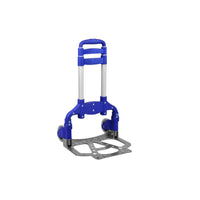 Hand Truck with Extending Handle Compact Foldable Truck Heavy-Duty Portable Cart for Shopping, Travel