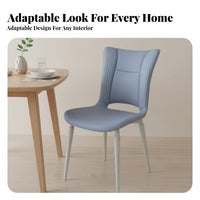 Light Luxury Aesthetic Upholstered Side Chair Minimalist Design Household Furniture Comfortable Padded Seat Indoor Furnishing Sturdy Frame for Restaurant Owners, Interior Designers, Dining Room, Kitchen, Home Office, Bedroom