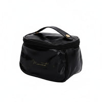 Large Capacity Travel Makeup Bag Handheld Travel Makeup Case Lightweight Waterproof Toiletry Bag Double-Layer for Outings
