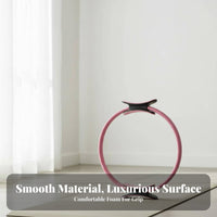 Pilates Circle Tones Muscles Thigh Toner Hoop Full Body Workout Pilates Hoop for Seniors, Beginners, Home Gym, Physical Recovery