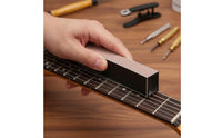 3 Pieces Guitar nut polishing tools Fret Leveling Beams Flatness Fret Leveler Precision-Ground Fretboard Leveling Block for Luthiers